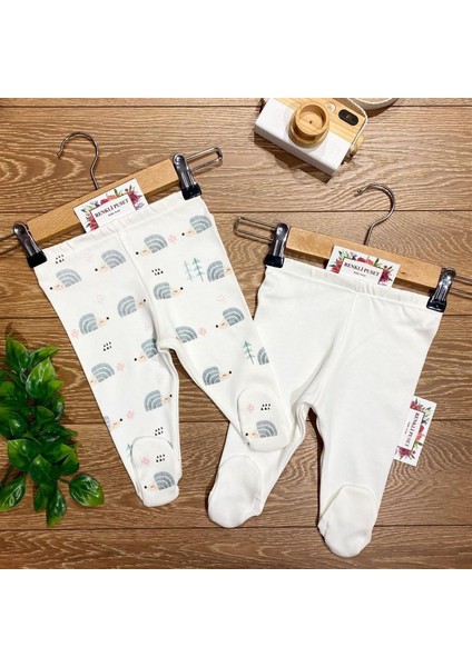 2'li Penye Bebek Pijama Takım Kirpi