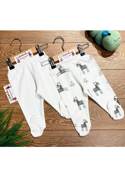 2'li Penye Bebek Pijama Takım Zebra