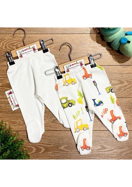 2'li Penye Bebek Pijama Takım Araba