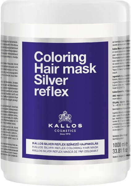 Coloring Silver Reflex Turunculaşma Önleyici Saç Bakım Maskesi 1000 ml