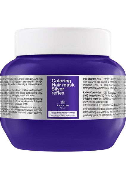 Coloring Silver Reflex Turunculaşma Önleyici Saç Bakım Maskesi 275ML