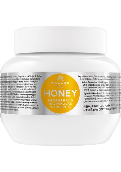 Honey Repairing Saf Bal Özü Içeren Onarıcı Saç Bakım Maskesi 275ML