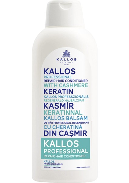 Professional Kaşmir Keratinli Onarıcı ve Yenileyici Saç Bakım Kremi 1000 ml