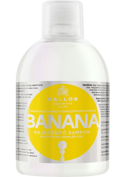 Banana 1000 ml Muz Ekstraktı ve Multivitamin Içeren