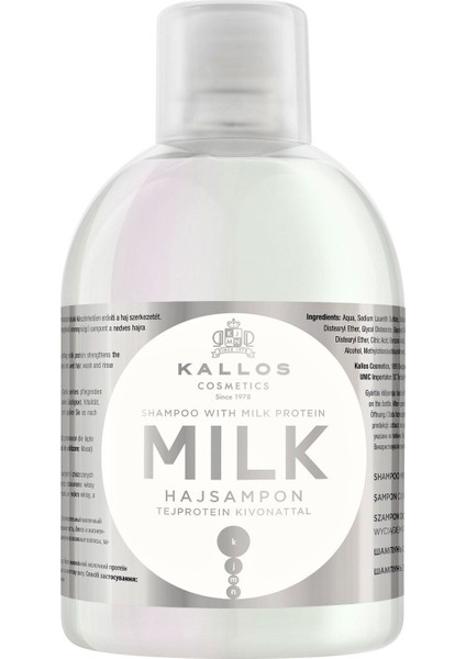 Milk 1000 ml Süt Proteinli Şampuan