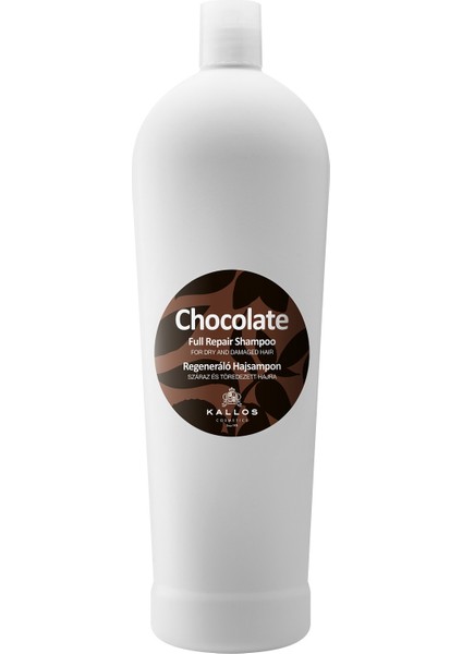 Chocolate 1000 ml Kuru ve Hasarlı Saçlar Için Tam Onarım Şampuanı