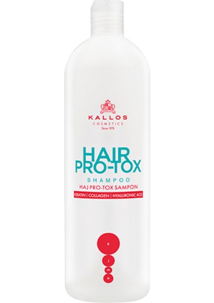Hair Pro-Tox 1000 ml Keratin, ve Hyaluronik Asitli Şampuan