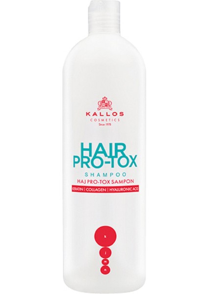 Hair Pro-Tox 500 ml Keratin, ve Hyaluronik Asitli Şampuan