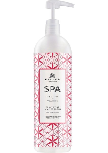 Spa Gül Özü Ekstraktlı ve A Vitaminli Güzelleştirici Duş Kremi 1000 ml