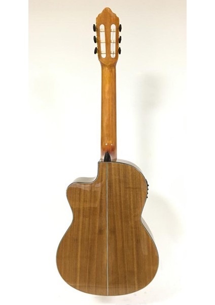 Elektro Klasik Gitar, Cutaway, 4/4, Naturel Parlak