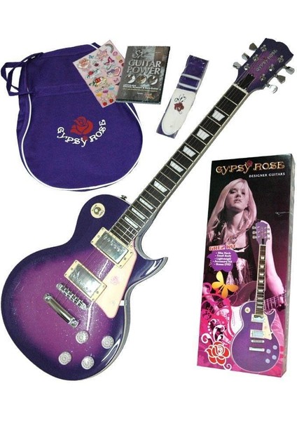 Elektro Gitar Gypsy Rose Set (Gıgbag, Strap, Stıck