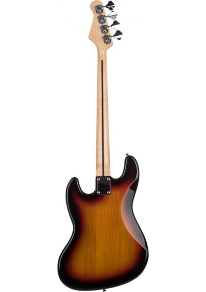 Kjb-Aldjj-Gmn-3ts Jazz Bass Akçaağaç Klavye Sunburst Bas Gitar