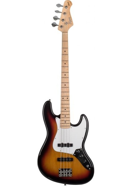 Kjb-Aldjj-Gmn-3ts Jazz Bass Akçaağaç Klavye Sunburst Bas Gitar