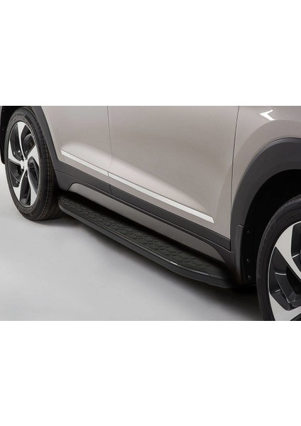 VW T5 Caravelle Blackline Yan Basamak Siyah Uzun Şase 2003-2009 Arası fırsatları