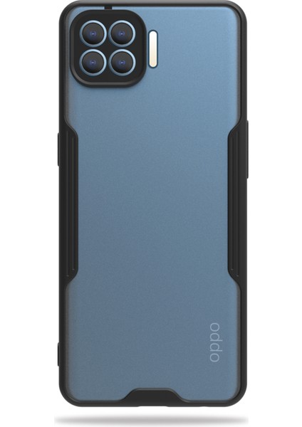 Oppo Reno 4 Lite Kılıf Şeffaf Arka Renkli Çerçeve Hpr