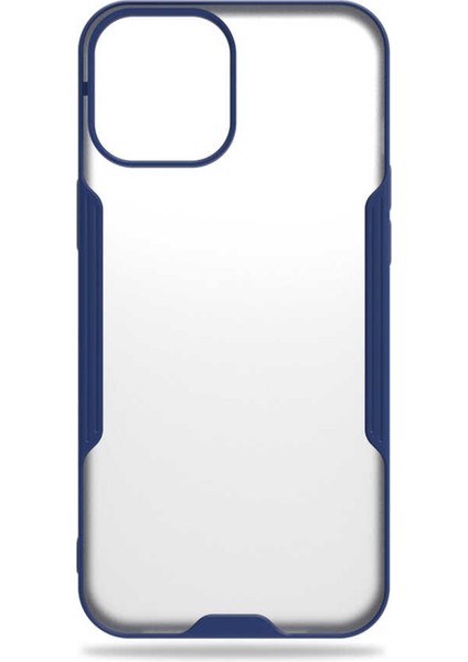 Apple iPhone 12 Mini Kılıf Şeffaf Arka Renkli Çerçeve Hpr