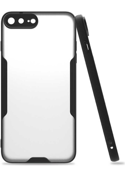 Apple iPhone 7+ Plus Kılıf Şeffaf Arka Renkli Çerçeve Hpr modelleri