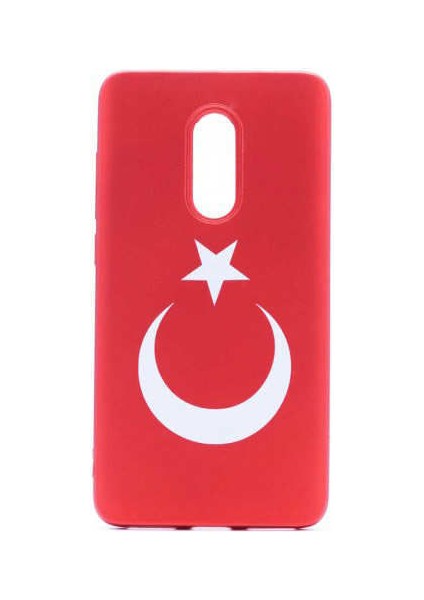 Xiaomi Redmi Note 4 Bayrak Desenli Kılıf Mat Silikon Kılıf