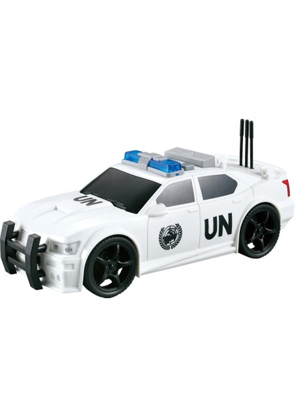 1:20 Sürtmeli Sesli Işıklı Polis Arabası - Beyaz fiyatları
