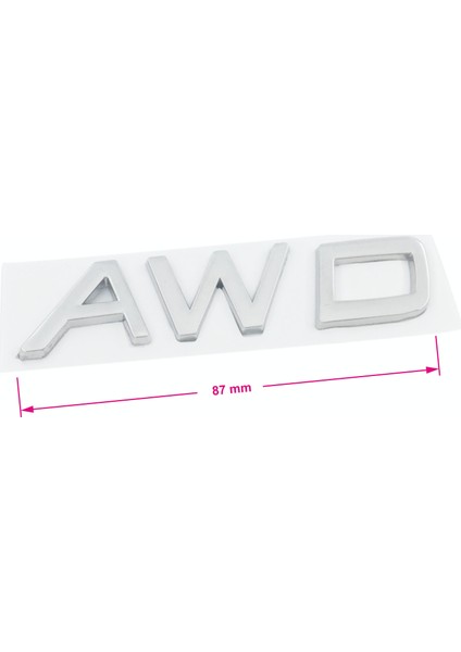 Volvo Awd Bagaj Yazısı