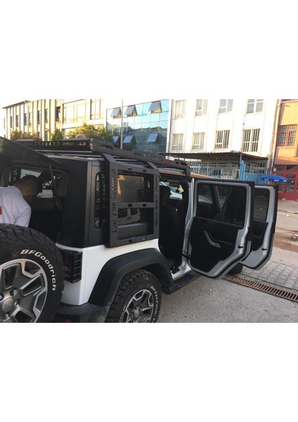 Jeep Wrangler Rubicon Jk Arka Çam Çerçevesi + Tavan Sepeti Seti