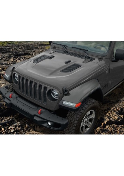 Jeep Wrangler Rubicon Jl Off-Road Hava Kanallı Kaput 18-20