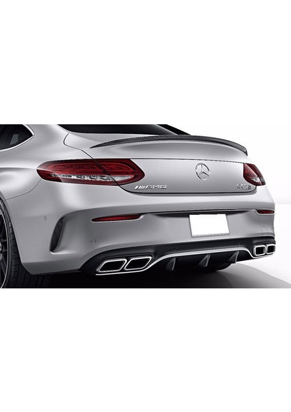 Mercedes C Serisi W205 Coupe C63 Amg Difüzör+Egzoz Uçları