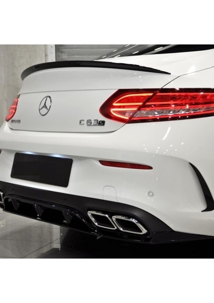 Mercedes C Serisi W205 Coupe C63 Amg Difüzör+Egzoz Uçları
