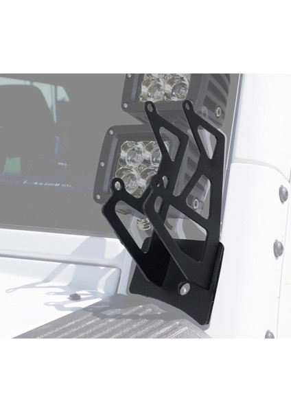 Jeep Wrangler Rubicon Jk Ön Cam Köşe Çiftili LED Tutucu Braketi
