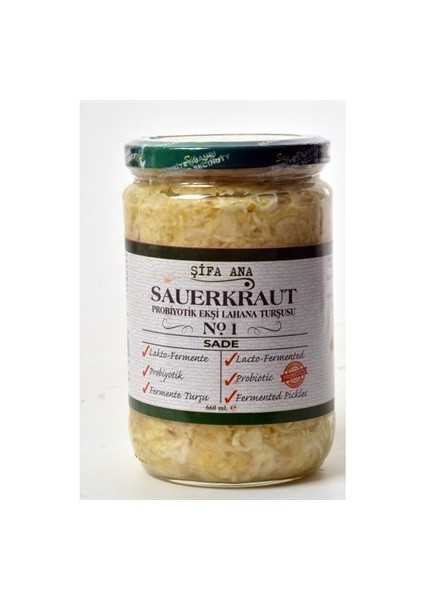 Sauerkraut (Ekşi Lahana Turşusu) 660 cc