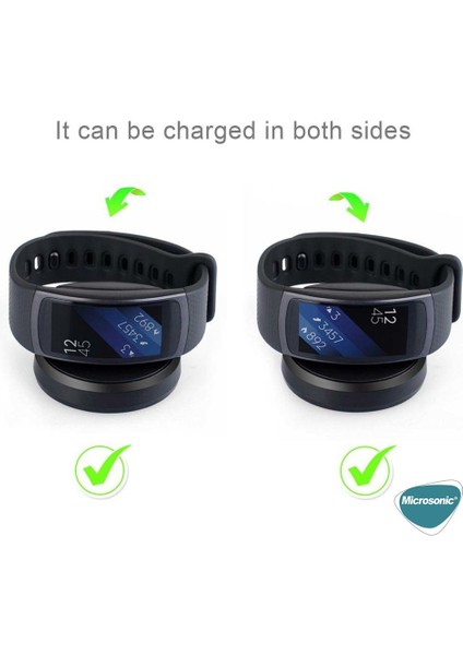 Samsung Galaxy Gear Fit 2 Pro Manyetik USB Şarj Kablosu Siyah indirimleri
