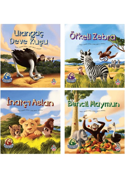 Bozkırdan Arkadaşlar Serisi 4 Kitap Set 6+ Yaş Hikaye Kitabı – Öykü 4 Kitap