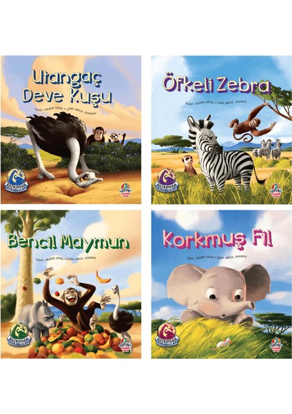 Bozkırdan Arkadaşlar Serisi 4 Kitap Set 6+ Yaş Hikaye Kitabı – Öykü 4 Kitap
