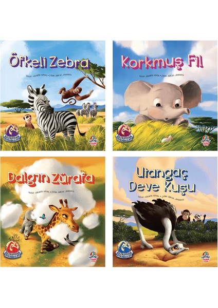 Bozkırdan Arkadaşlar Serisi 4 Kitap Set 6+ Yaş Hikaye Kitabı – Öykü 4 Kitap
