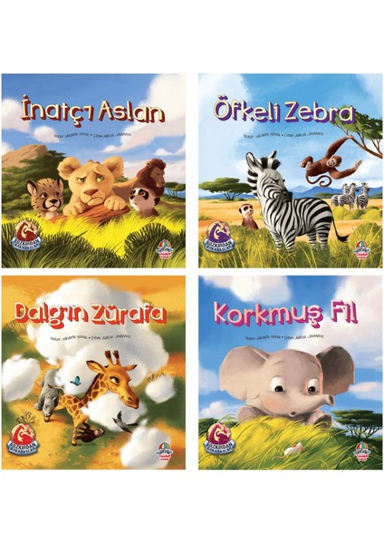 Bozkırdan Arkadaşlar Serisi 4 Kitap Set 6+ Yaş Hikaye Kitabı – Öykü 4 Kitap
