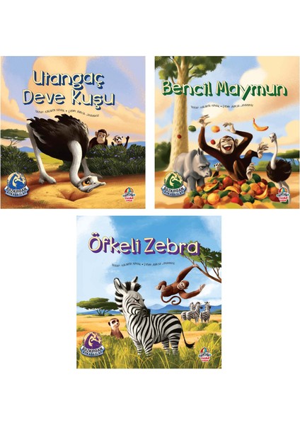 Bozkırdan Arkadaşlar Serisi 3 Kitap Set 6+ Yaş Hikaye Kitabı – Öykü 3 Kitap