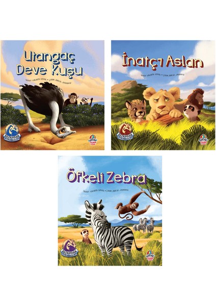 Bozkırdan Arkadaşlar Serisi 3 Kitap Set 6+ Yaş Hikaye Kitabı – Öykü 3 Kitap