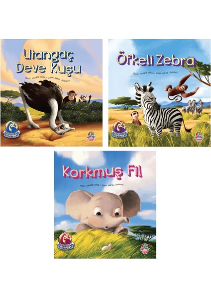 Bozkırdan Arkadaşlar Serisi 3 Kitap Set 6+ Yaş Hikaye Kitabı – Öykü 3 Kitap
