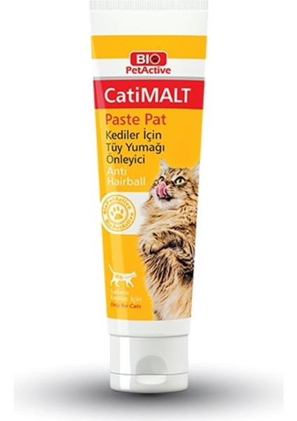 Pet Active Cati Malt Paste Pat Kedi Kıl Topu Önleyici 100 ml