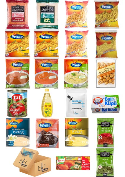 Ramazan Paketi Kumanya Ezrak Gıda Yardım Kolisi 22 Parça 23 nolu Paket