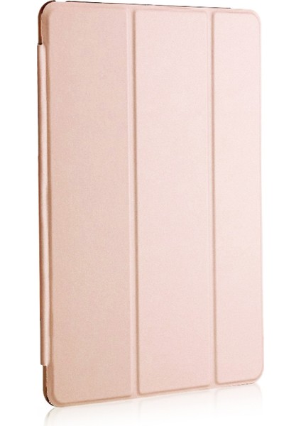 Apple iPad Pro 11'' 2021 3. Nesil Kılıf (A2377-A2459-A2301-A2460) Smart Case ve Arka Kapak Rose Gold