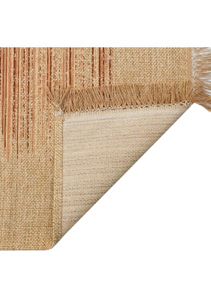 Brooklyn BRK 02 Beige Bej Kaymaz İnce Hasır Dokuma Kilim indirimleri
