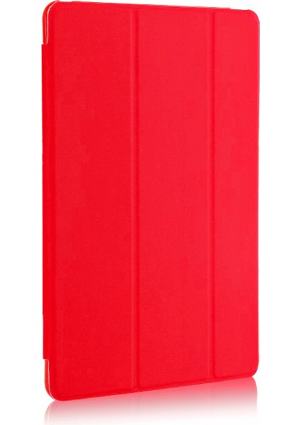 Apple iPad Pro 11'' 2021 3. Nesil Kılıf (A2377-A2459-A2301-A2460) Smart Case ve Arka Kapak Kırmızı