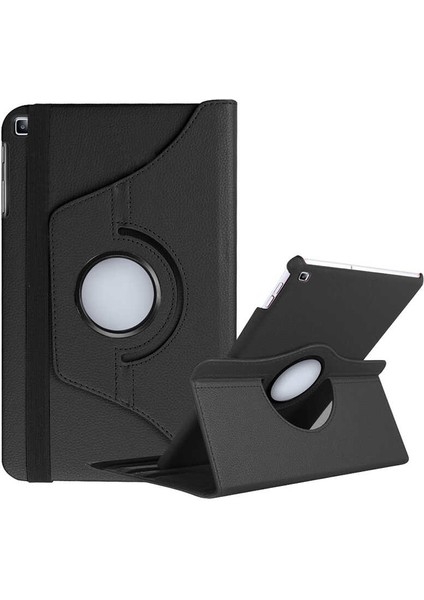 Samsung Galaxy Tab A7 10.4 T500 (2020) Kılıf 360 Derece Dönen Standlı Pu-Deri New Case