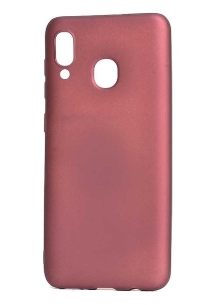 Samsung Galaxy A20 Kılıf Premium Serisi Elden Kaymaz Pürüzsüz Yumuşak Esnek