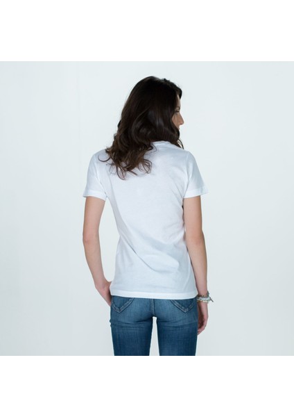 Kadın Basic T-Shirt - Beyaz fırsatları