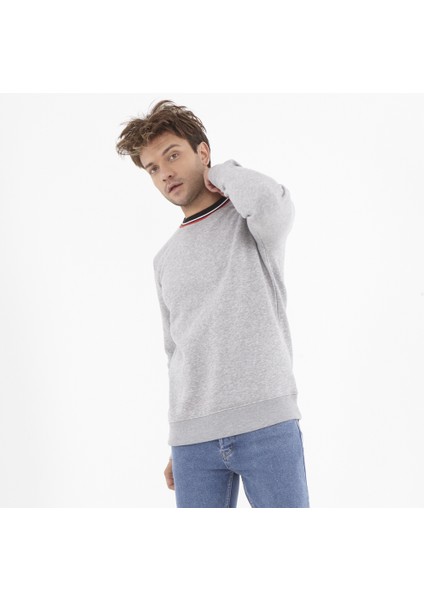 Erkek Basic S-Shırt - Gri modelleri