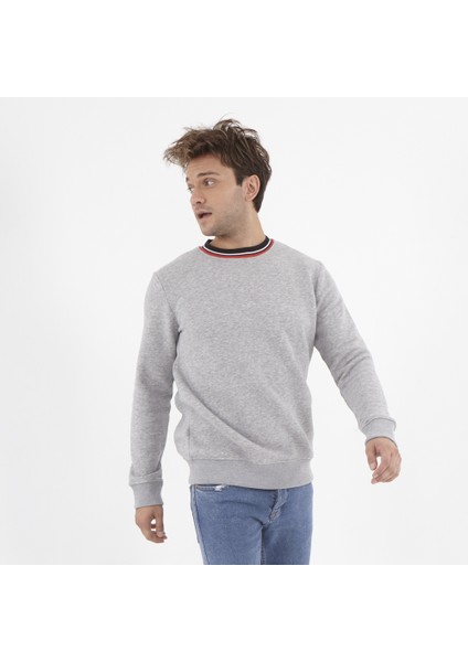 Erkek Basic S-Shırt - Gri indirimleri