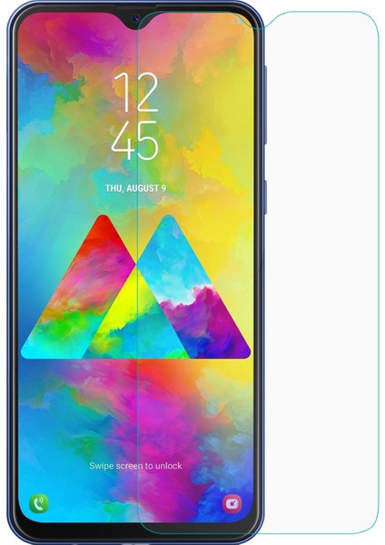 Samsung Galaxy M20 Ekran Koruyucu Yeni Nesil Hd Kalite Tempered Glass Cam