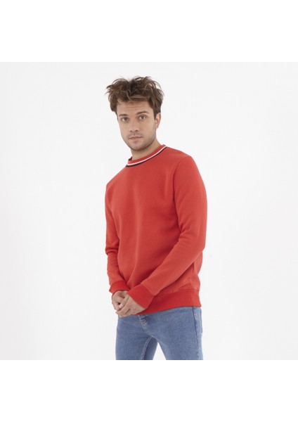 Erkek Basic S-Shırt - Kırmızı